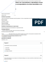 Examen - (AAB01) Cuestionario 1 - Valore Sus Conocimientos y Aprendizaje A Través Del Cuestioo 1 en Línea Correspondiente A Los Temas Abordados en La Unidad 1