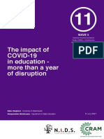 The Impact of COVID-19 in Education - More Than A Year of Disruption