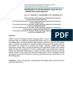 A Study On The Performance of The Rp4 Shaking Table and The Micron Mill Wave Table M7