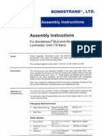 RTR - Assembly Instruction Butt-And-Wrap Lamination Joint (16 Bars) - BONDSTRAND