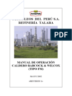 Manual de Operación - Caldero Babcock y Wilcox (Tipo FM) 2002