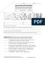 Test: Living Things and The Environment: Interpreting Diagrams