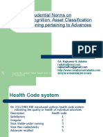 Prudential Norms On Income Recognition, Asset Classification and Provisioning Pertaining To Advances