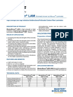 Masterbrace® Lam (Formerly Known As Mbrace® Laminate)