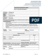 Assessment Submission Sheet: Final Result For This Unit