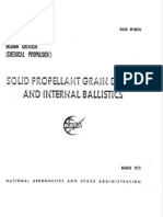 Solid Propellant Grain Design and Internal Ballistics by NASA 1972