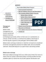 Ballast Water Management - Transport Canada