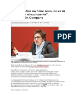 "La Gramática No Tiene Sexo, No Es Ni Incluyente Ni Excluyente" - Concepción Company