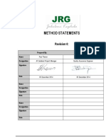 Method Statements For Construction of Masonry Lined Drains Rev 0