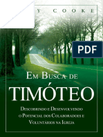 Toaz - Info em Busca de Timoteo Descobrind Tony Cookepdf PR