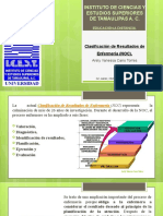 Clasificacion de Resultados de Enfermeria (Noc)