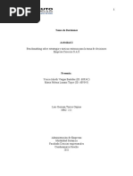 Benchmarking Sobre Estrategia y Tácticas Exitosas para La Toma de Decisiones