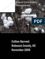 A Presentation On Cotton