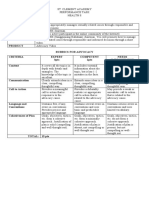 Health 8 Performance Task