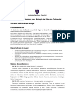 Planificación Biología 2do Año Polimodal