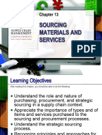 Sourcing Materials and Services