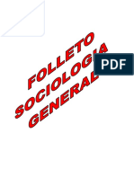 Folleto de Sociologia