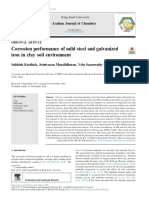 Corrosion Performance of Mild Steel and Galvanized