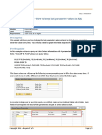 Sample - SQL Report - How To Keep Last Parameter Value in Query