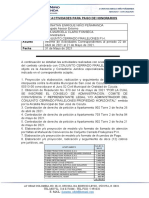 Informe Actividades para Cuenta de Cobro Propiedad Horizontal