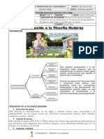 Guia 1 Filosofía - Clei 6 - Introducción A La Filosofía Moderna