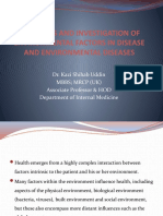 Environmental Factors and Diseases