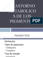 6.trastornos Metabolicos de Los Pigmentos Exógenos.