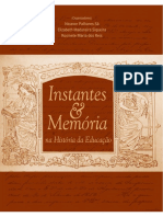 Instantes & Memória Na História Da Educação