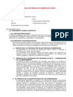 Modelo Sugerente de Plan de Trabajo de Comisiones 2021.