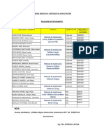 RELACION DE ESTUDIANTES EN GRUPOS III-semestre 2021