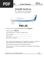 Flight Manual: Doc. N° 92/61 Issue N°3: 25 May 2010 Revision No.2: 9 September 2016