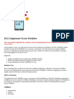 12 - Implement Oracle Workflow