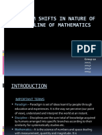 Paradigm Shifts in Mathematics