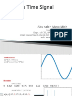 Slide 2 Discrete Time Signals