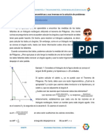 Uso de Las Razones Trigonometricas en La Solucion de Problemas