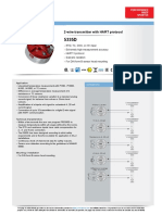 2-Wire Transmitter With HART Protocol