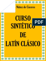 Curso Sintetico de LATIN Clasico JOSE NUNEZ