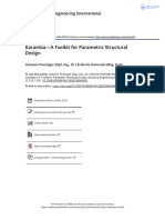 Karamba A Toolkit For Parametric Structural Design