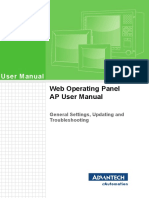 Web Operating Panel - AP Manual