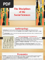 The Disciplines of The Social Sciences