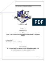 Criminal Law 1. Anand Shukla. 19ba019