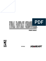 Final Fantasy Chronicles (IV & Chrono Trigger) - Manual