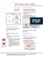 Constituintes Básicos Das Células Biologia 10ºano