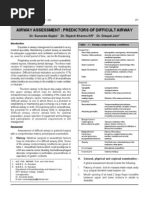 Mallampati Airway Classification