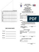 Akle SHS Grade 11 Report Card Front Page