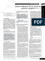 Lectura 3 - Tratamiento Tributario de Las Rentas de Primera Categoria