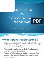 Introductiontoexploitationmetasploit 190312092949