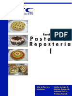 Recetario Taller de Pastelería y Repostería I