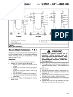 Service Manual SM01 - 001 - 008.00: Boom Rest Extension, R & I Warning