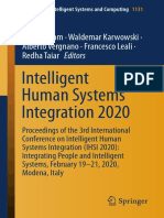 Intelligent Human Systems Integration 2020